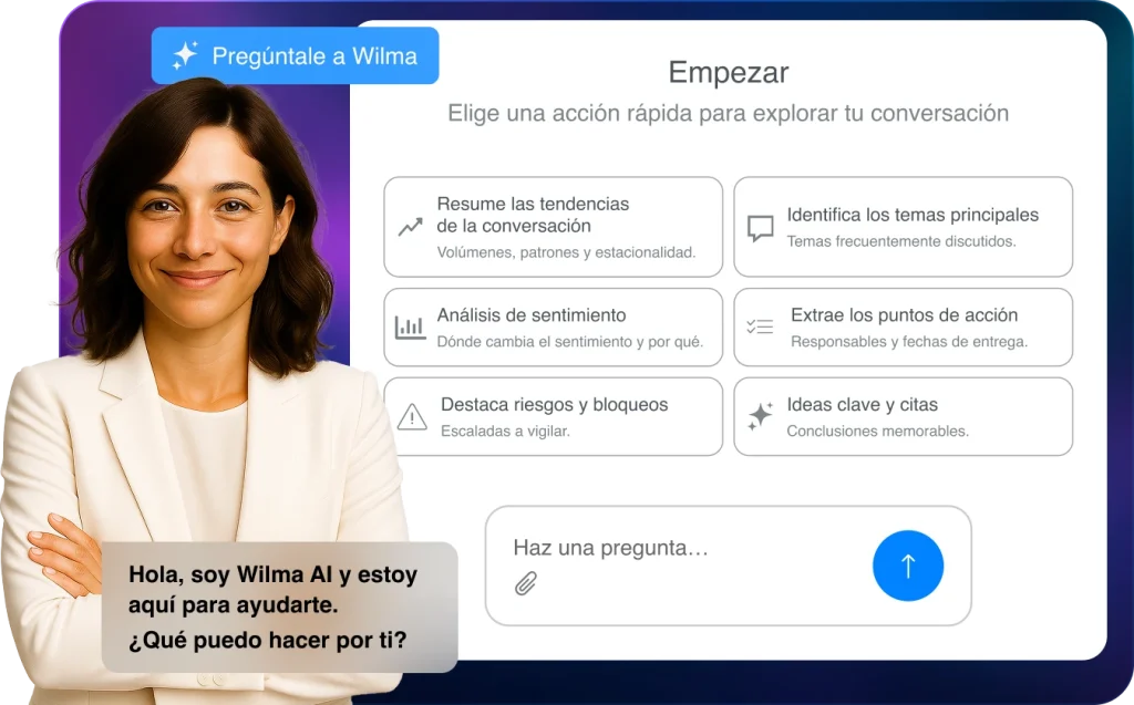 Wilma AI Get started - ES