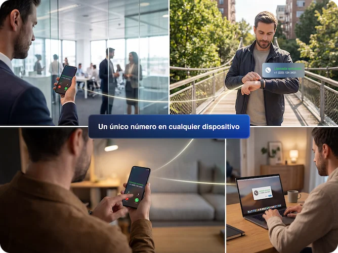 One number across any device - ES